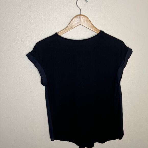 Fortune + Ivy Black Button Up Short Sleeve Small - Picture 5 of 9